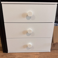 Cassettiera IKEA GODISHUS 3 cassetti bianca Usata