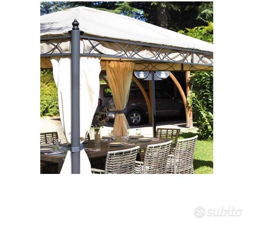 Gazebo da giardino beige 3x4 con teli zanzariere - Giardino e Fai da te In  vendita a Catania