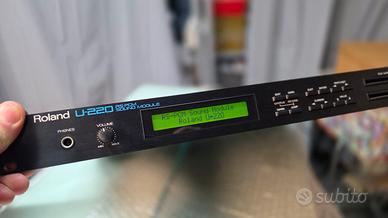 modulo rack midi Roland U-220 come nuovo
