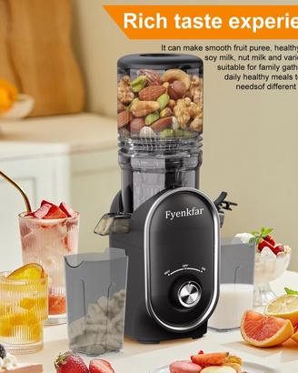 FRULLATORE E SUCCHIATORE DI FRUTTA E VERDURA