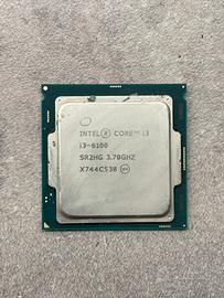 Cpu intel i3 6100