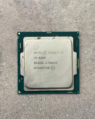 Cpu intel i3 6100