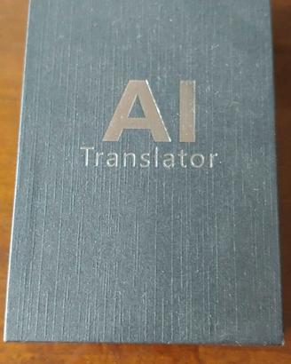 Traduttore Vocale AI Portatile