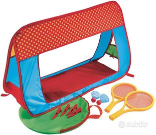 first badminton set tennis