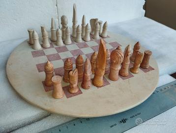 SCACCHIERA IN PIETRA SAPONARIA