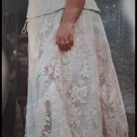 abito da sposa in pizzo Francese 