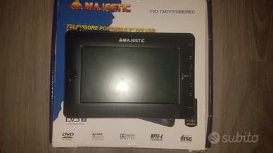 Televisore Portatile Majestic 7" Batteria Interna