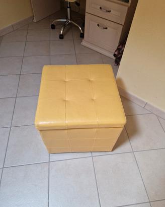 pouf giallo