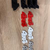 Scritte panda (141) 4x4 (leggere descrizione)