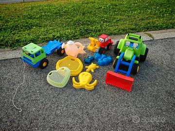 giochi vari giardino e spiaggia