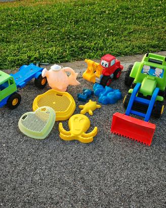 giochi vari giardino e spiaggia