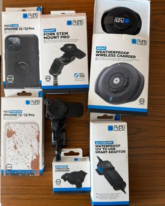 Kit Quad Lock per Moto Wireless Gharger