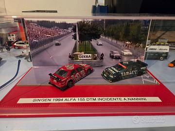 Alfa romeo 155 dtm 1:43 incidente nannini