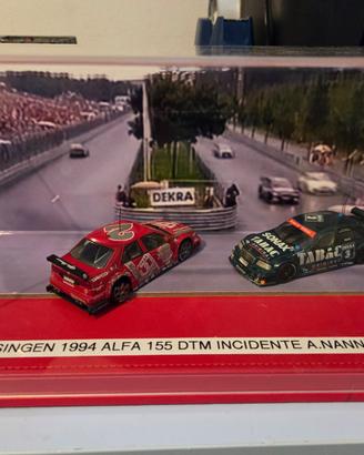 Alfa romeo 155 dtm 1:43 incidente nannini