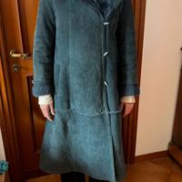Cappotto Vera pelle di  montone blu