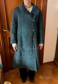 Cappotto Vera pelle di  montone blu