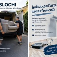 Traslochi,sgomberi e imbiancatura appartamenti