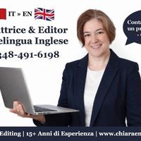 Traduttrice Madrelingua Inglese IT-EN e Editing EN