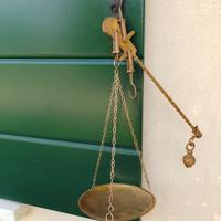 bilancina in ottone vintage 