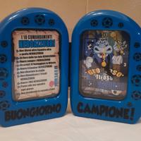 Orologio sveglia portafoto calcio, Inter, Atalanta