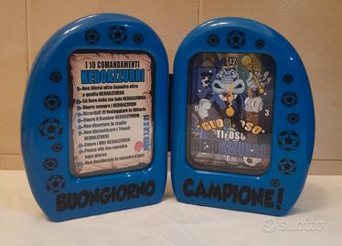 Orologio sveglia portafoto calcio, Inter, Atalanta
