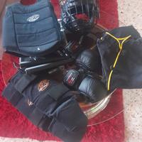 vestiario protezioni kunfu  bambino 8/9 anni