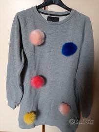 Felpa Shoe ragazza misura 3XL