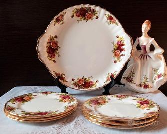 Servizio dolce Royal Albert "Old Country Roses "6