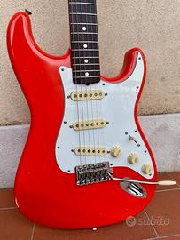SQUIER JV Stratocaster by FENDER 83 Fiesta red