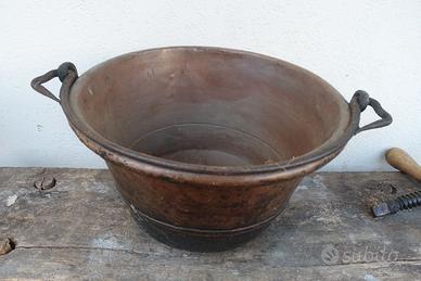 Paiolo antico in rame da 3.3 Kg