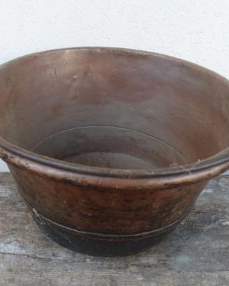 Paiolo antico in rame da 3.3 Kg