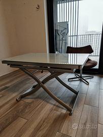 tavolo allungabile in vetro temprato marca Target