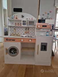 Cucina Giocattolo in Legno Costway