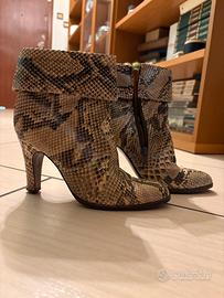 Stivaletti vintage pitone