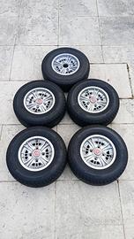 Cerchi lega Melber 10x5 gommati per Innocenti Mini
