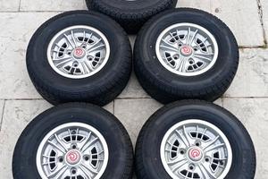 Cerchi lega Melber 10x5 gommati per Innocenti Mini