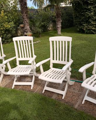 Set 4 sedie Grossfillex bianche