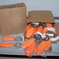 100 Apribottiglia in plastica colore arancione