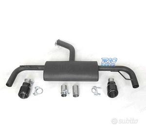 SILENZIATORE DI SCARICO VOLKSWAGEN VW GOLF 6 LOOK 