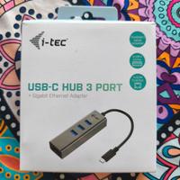 Adattatore multiporta USB C + Ethernet
