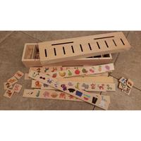 Gioco in legno bambini - figure da abbinare