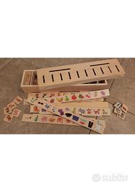 Gioco in legno bambini - figure da abbinare