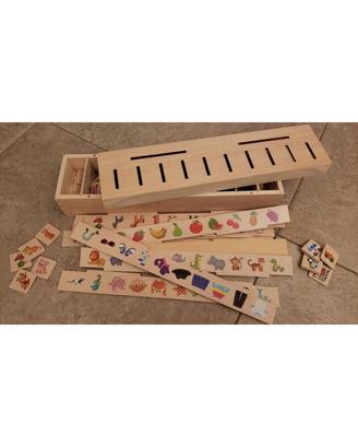 Gioco in legno bambini - figure da abbinare