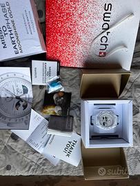 Omega x Swatch MoonSwatch mission gold bianco