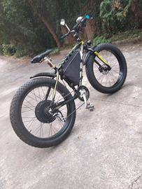 bici elettrica POTENTISSIMA 70KMH.