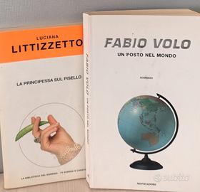 Set due libri Fabio Volo e Luciana Littizzetto