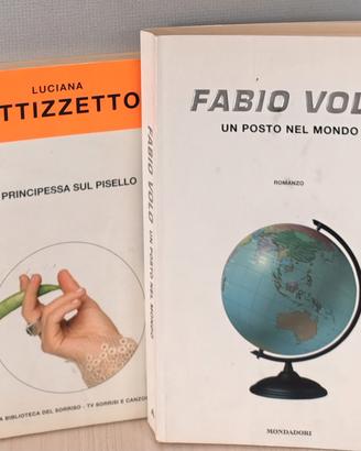 Set due libri Fabio Volo e Luciana Littizzetto