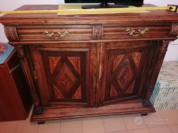 Piccola credenza Provenzale madia mobile in legno