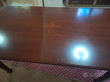 splendido tavolo legno massello 160×90