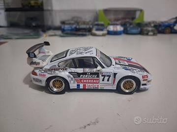 modellino 1/43 porsche 911 gt2 high speed 24h 77